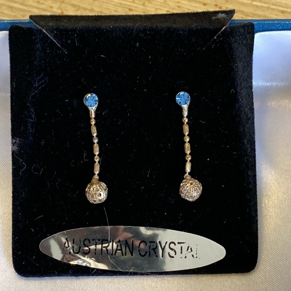 Vintage Austrian Crystal Earrings